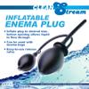 Cleanstream Inflatable Enema Plug with Hand Bulb, Hollow Core, Latex-Free Silicone, Flared Base, Adjustable Expansion, 4.5 Inch Length, Reusable Douches & Enemas Accessory view 2