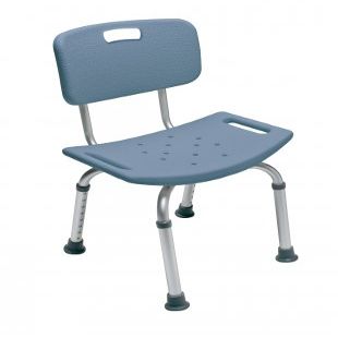 LS7921RBCA - Lumex Platinum Collection Bath Seat with Backrest, 22 x 20 x 19, Blue
