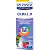 Cold, Cough, and Sore Throat, Mucinex Children's Cold, Cough, & Sore Throat Liquid, Mixed Berry, 4oz (Packaging May Vary) Controls Cough, Relieves Nasal & Chest Congestion, Thins & Soothes Sore Throat, 4.0 ounces view 1