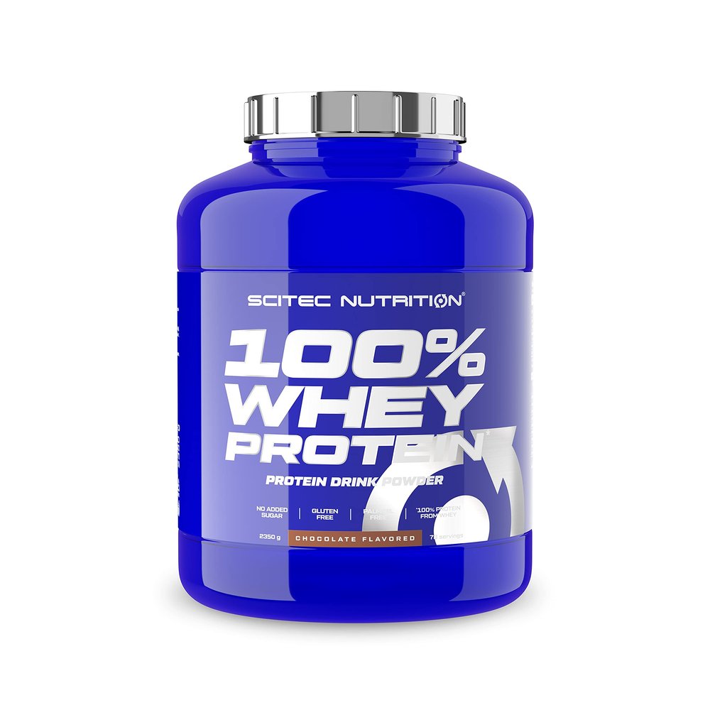 Whey protein 100% con aminoacidi extra scitec nutrition 2.35 kg cioccolato proteine scitec 0728633105618