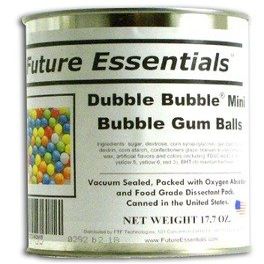 1 Can of Future Essentials Canned Bubble Gum Balls