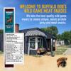 Buffalo Bob's Wild Game Meat Snack - Venison and Beef Peppered Jerky 10 Pack view 2