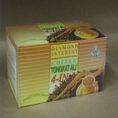 4-1 Healthy Coffee with Tongkat Ali - Creamer and Sugar - 1 Box (20 Sachets))
