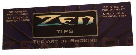 500 ZEN Rolling Papers Filter Tips (10 Booklets of 50) Standard Size