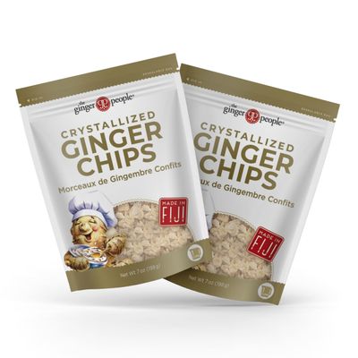 The Ginger People Crystallized Ginger Chips - 7oz Bag - 2Pk