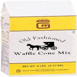 Gold Medal 8209 Old Fashioned Waffle Cone Mix 6-5 lb. Bags