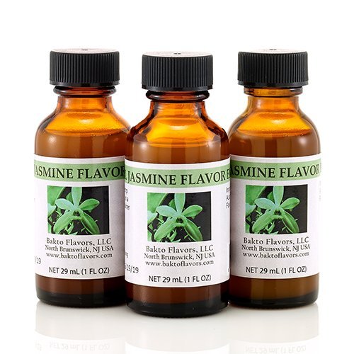 Bakto Flavors Natural Jasmine Flavored Emulsion, 1 Fluid Ounces, Pack of 3