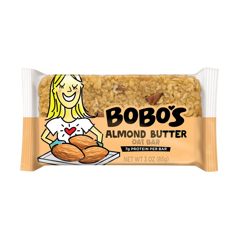Bobos Oat Bars Bar Oat Almond Butter, 3 oz