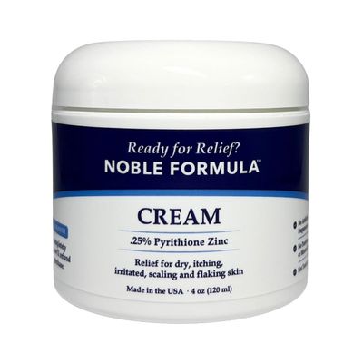 Noble Formula Pyrithione Zinc (ZnP) .25% Maximum Strength Cream, 4 oz
