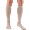 Truform Compression Socks, 8-15 mmHg, Men's Dress Socks, Knee High Over Calf Length, Tan, Medium
