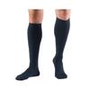 Truform Compression Socks, 8-15 mmHg, Men's Dress Socks, Knee High Over Calf Length, Navy, Medium