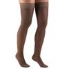 Truform Sheer Compression Stockings, 30-40 mmHg, Women's Thigh High Length, 30 Denier, Taupe, Large view 1