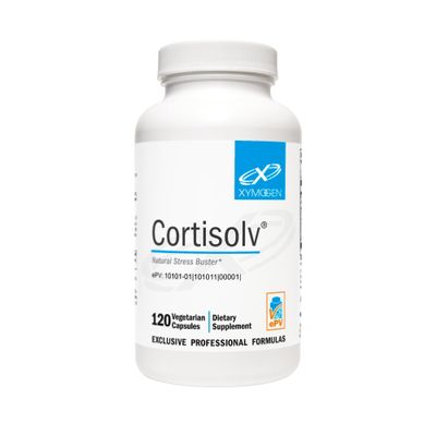 XYMOGEN Cortisolv Cortisol Supplement - Ashwagandha Supplement with L Theanine to Support Healthy Cortisol Levels, Energy, Relaxation and Mental Clarity (120 Capsules)