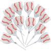 Baseball Shaped Suckers (12 individually wrapped lollipops) Sports Party Candy view 1