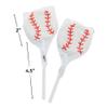 Baseball Shaped Suckers (12 individually wrapped lollipops) Sports Party Candy view 2