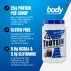 Body Nutrition Trutein High Protein Powder: 45% Whey, 45% Casein, 10% Egg White, Gluten-Free, Low Sodium, Grass Fed Whey Protein Powder, Gym Supplement & Breakfast Shake, Chocolate Peanut Butter, 2lb view 3