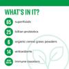 Vibrant Health, Green Vibrance, Includes 65 Plant-Based Superfoods, 25 Billion Probiotics, Fiber, Adaptogens & Enzymes, 30 Servings view 2