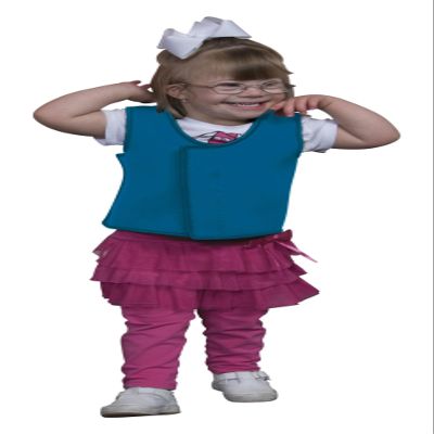Abilitations Integrations Deep Pressure Sensory Top, Child Small, Blue - 1387581