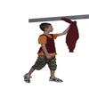 Abilitations Weighted 2 Pound Vest, 24 x 12 to 16 Inches, Red, X-Small, Ea view 3