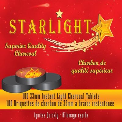 STARLIGHT Charbon Charcoal 27mm 120 pc
