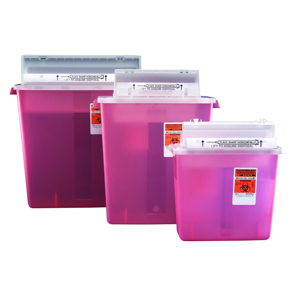 Sharps Container Red 5 Quart Case of 20