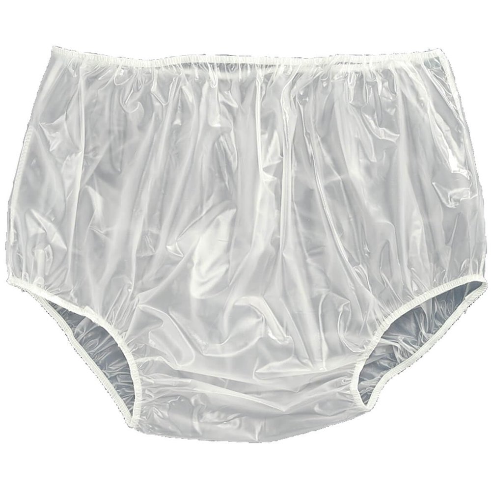 Waterproof Incontinence Underpants, Made of Soft Vinyl, Elastic Edges for Secure Fit, Hand Washable, Set of 3 - Size X-Large