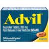 Advil Ibuprofen Pain Reliever Fever Reducer Coated Tablets 24 ct (Pack of 6) view 1