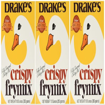 Drake's Crispy Frymix, 10 Ounce (Pack of 3)