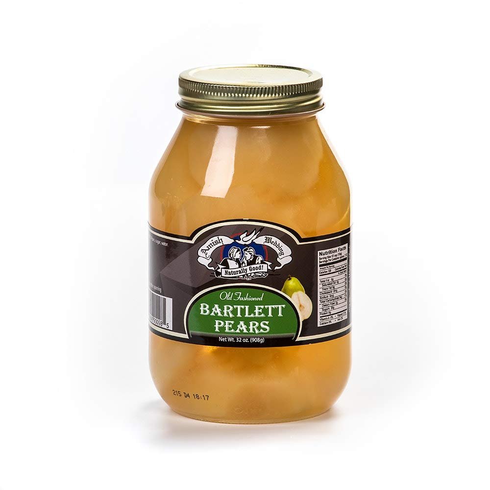 All Natural Old Fashioned Bartlett Pears, 32 oz jar