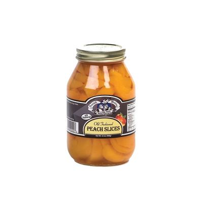 All Natural Old Fashioned Peach Slices, 32 oz jar