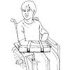 Skil-Care Mobile Arm Support, Left Side, Adjustable Arm Positioning for Wheelchair Comfort, Durable Foam and Easy-Clean Cover, 20 L, 914235 view 4