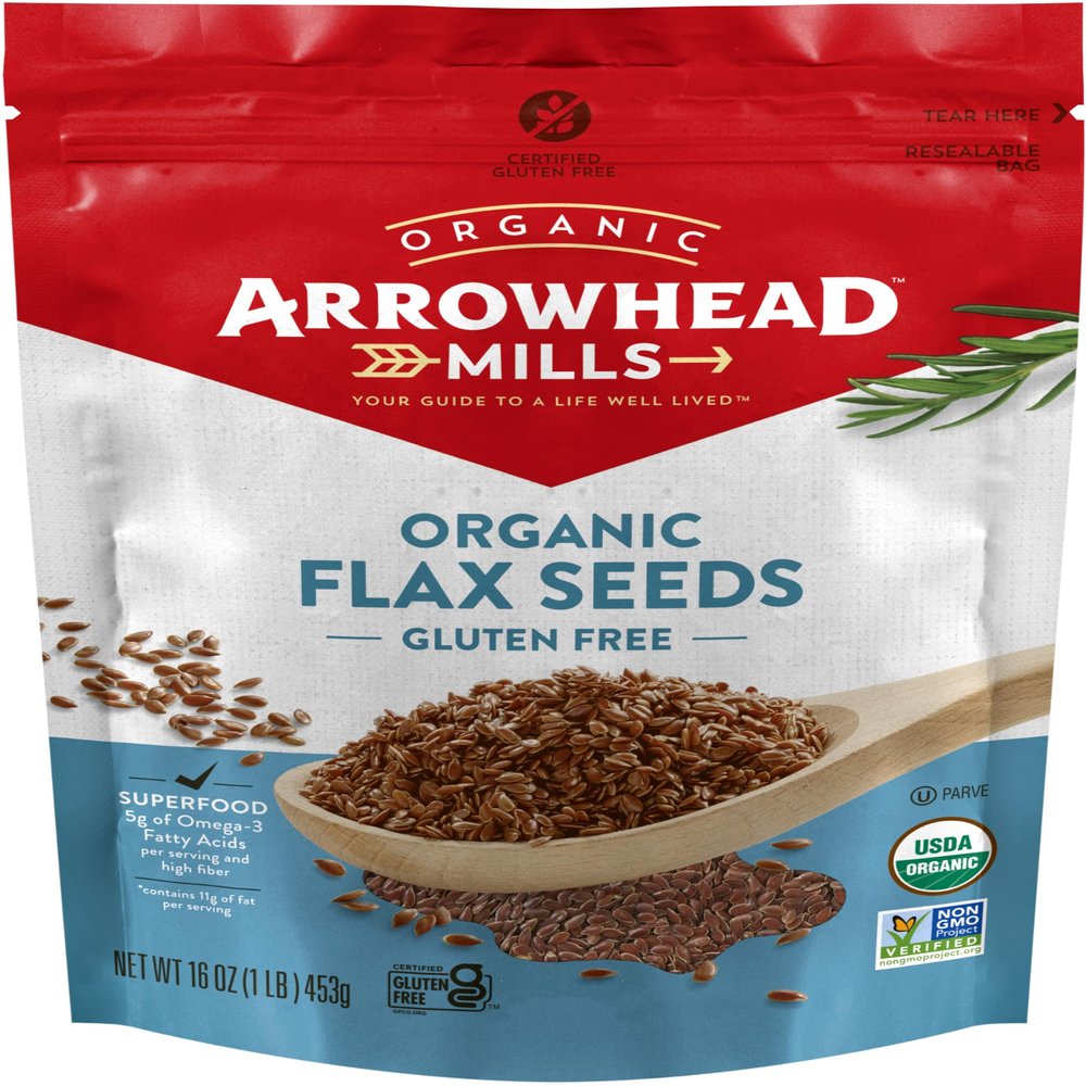 Arrowhead Mills Organic Flax Seeds, 16 oz Bag