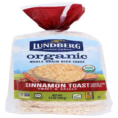 3 Savers Package:Lundberg Farms Cinnamon Toast Rice Cake (12x9.5 Oz)