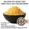 Future Essentials Freeze Dried Shredded Sharp Cheddar Cheese  Real Dairy Shredded Cheddar Cheese  Long Shelf Life Emergency Food  Easy to Use in Recipes & Made in the USA  10 oz #2.5 Can, 1-Pack view 4