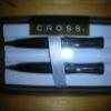 Cross Parasol Tuxedo Black and Chrome Ball-point Pen & 0.9mm Pencil Set AT0181CP-2 view 1