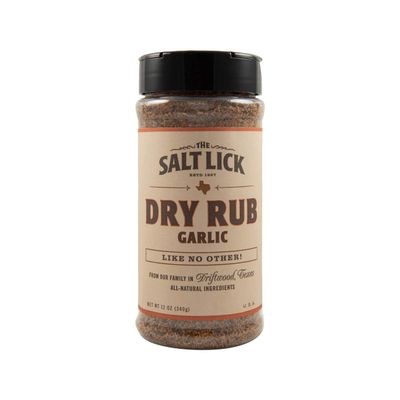 The Salt Lick BBQ Garlic Dry Rub 12 Oz