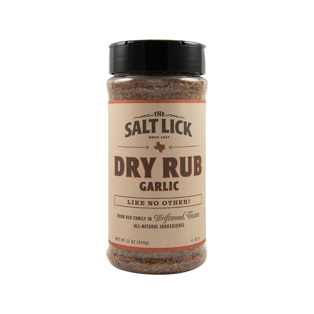 The Salt Lick BBQ Garlic Dry Rub 12 Oz