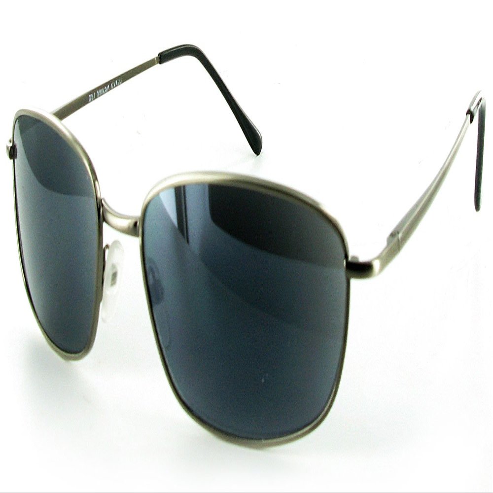 Seagulls Metal Frame Full Reading Sunglasses (Not a Bifocal) for Youthful and Active Men and Women (Gunmetal +1.00)