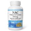 Natural Factors N-Acetyl-L-Cysteine 500 mg - Supports Healthy Liver & Lungs - Antioxidant Support Supplement Supports Immune System Health - 90 Vegetarian Capsules (90 Servings) view 1