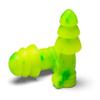 6450 Moldex Jetz Earplug, One Size, Reusable, Flanged, Uncorded, Green Plug, Polyurethane Plug view 1