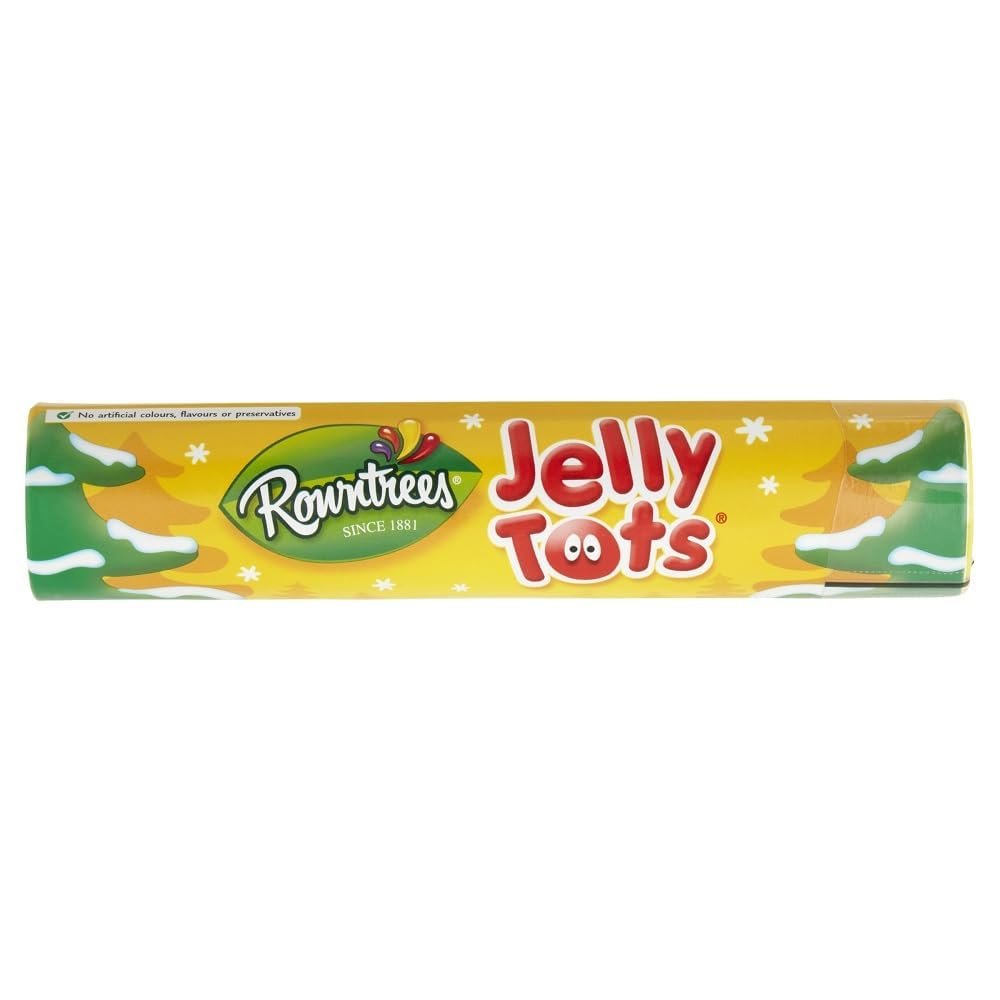 Rowntree's Rowntrees Jelly Tots Christmas Tube 115g Pack of 1