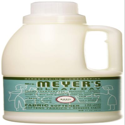 Mrs. Meyer'S Liquid Fabric Softener Biodegradable Basil 32 Oz