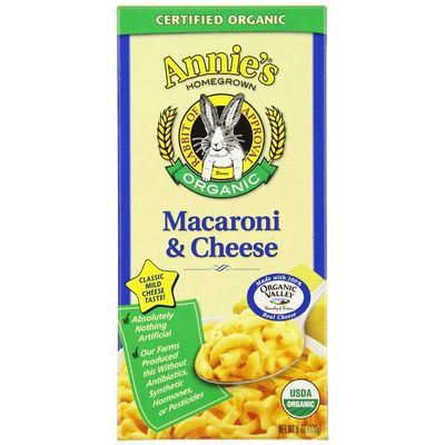 Annie's Homegrown Organic Classic Macaroni & Cheese 6 Ounce (Pack of 48)