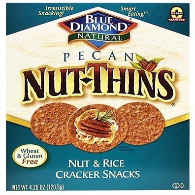 BLUE DIAMOND CRACKER NUT THIN PECAN, 4.25 OZ, PK- 12