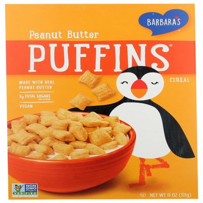 Barbara'S Bakery Peanut Butter Puffins 11 OZ. ( pack of 48)