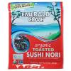 Emerald Cove Organic Toasted Nori, Dried Seaweed Sheets for Sushi, Kimbap, Onigiri, Musubi, Product of Korea, Resealable Bag, 10 Sheets (1 pack) view 1