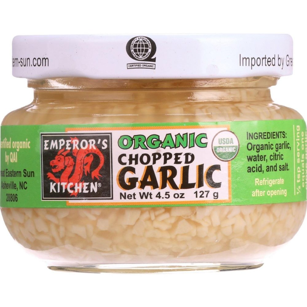 EMPERORS KITCHEN GARLIC CHOPPED, 4.5 OZ, PK- 12