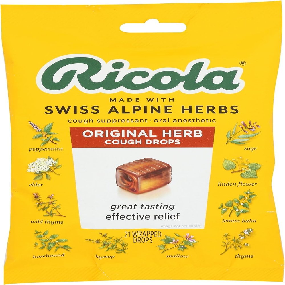 Ricola NAT Herb Cgh Drp Bag 21