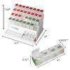 Medcenter Monthly Pill Box Organizer HSA/FSA, 4 Times a Day, Large 31 Daily Pill Cases with Compartments for Vitamins, Supplements, Medication, 31 Day Pill Organizer view 2