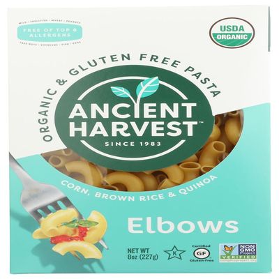 1 CASE, Quinoa Corporation, Pasta, Elbows, 8 oz, 12 per case